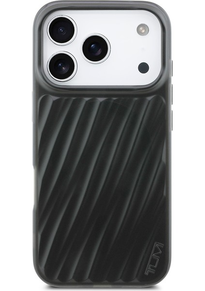 iPhone 17 Pro Uyumlu Kılıf Tumı Orjinal Lisanslı M-Safe Şarj Özellikli Transparan Kapak Siyah modelleri