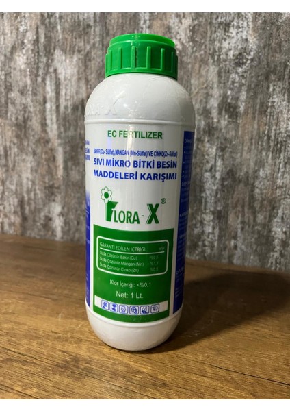 Flora-x 1lt bitki aktivatörü stres koşullarında yaprak gübresi bor mangan çinko fiyatları