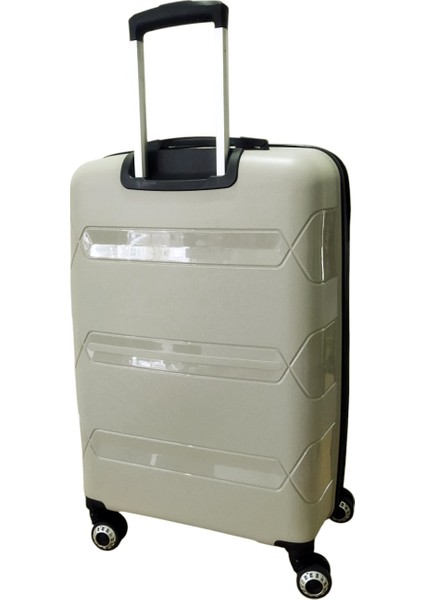 Gold Pp Valiz 8011 Ekru Tsa Kilitli Büyük Boy fiyatları