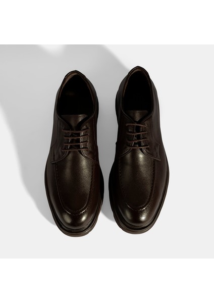 Erkek Kahve Deri Günlük Ayakkabı