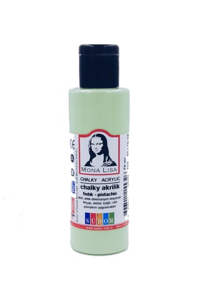 Monalisa Akrilik Boya Chalky 70 ml Fıstık Yeşil SD170-09 (12 Adet)