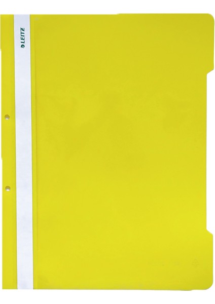Leitz Telli Dosya Plastik Sarı L-4189 (50 Li Paket)