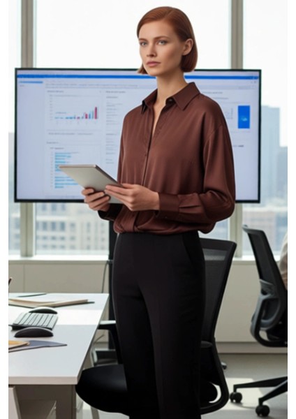 Kadın Oversize Dökümlü Gömlek Saten Dokulu Rahat Kesim Şık Görünüm Gün Boyu Konforlu Kullanım modelleri