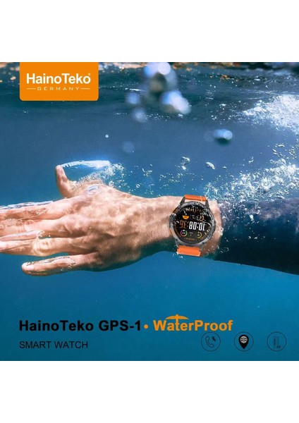 Hainoteko Gps-1 Amoled Ekranlı Su Geçirmez Akıllı Saat Dahili Gps Dahili Fener indirimleri