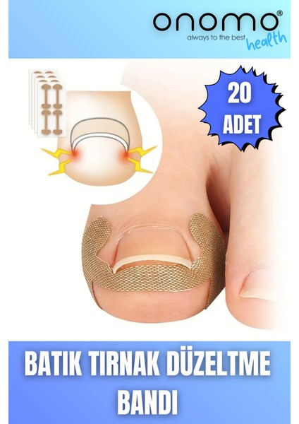 Health Batık Tırnak Düzeltme Bandı 20 Adet