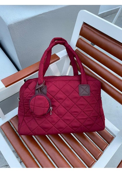 Puf Mont Kumaş Büyük Çanta modelleri