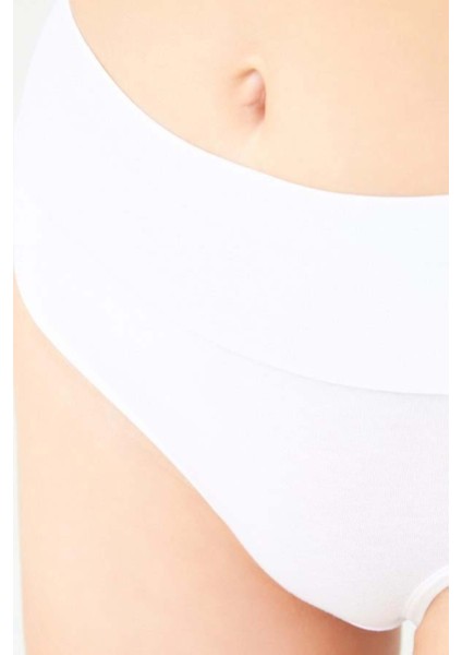 Pamuklu Yüksek Bel Toparlayıcı Kadın Bikini Külot 3'lü Paket modelleri