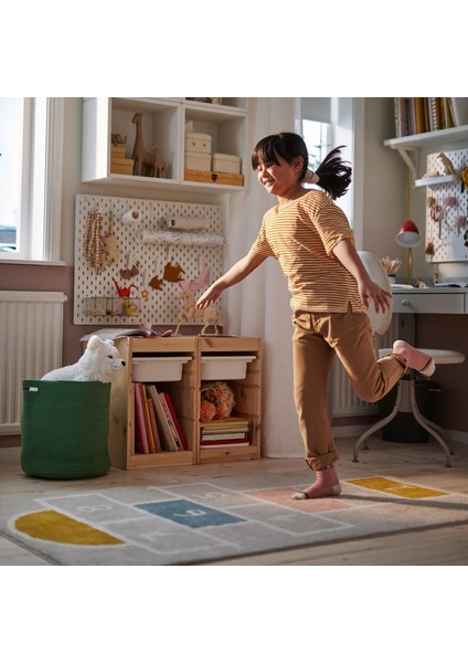 Stapsparv Çocuk Halısı Bej 100 x 160 cm fırsatları