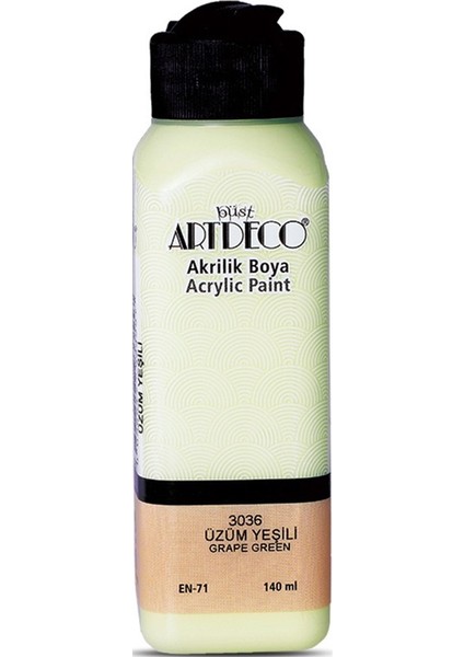 Artdeco Akrilik Boya 140 ml Üzüm Yeşili 070R-3036 modelleri
