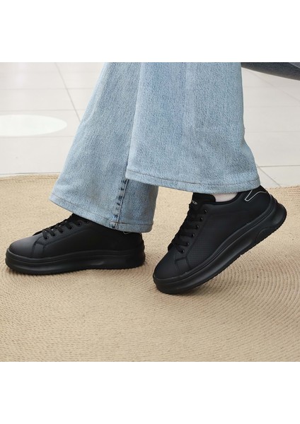 2230-CONPAX Mcqueen Modeli Anatomik Tabanlı Üst Kalite Unisex Sneakers Ayakkabı - NKT02230-SIYAH-37