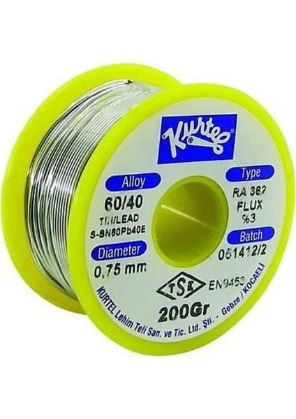 200G 0.75MM Ince Lehim Teli – Profesyonel Kalay Tel Elektronik ve Tamir Okul