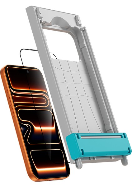 iPhone 16 Pro Uyumlu Benks Glass Warrior 2.0 Ar-Ezfita Cam Ekran Koruyucu Uygulama Aparatı Şeffaf fırsatları