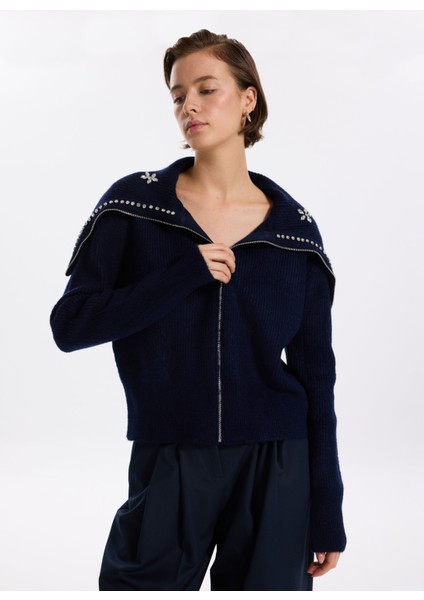 Lacivert Kadın Hırka F5WL-HRK0300 modelleri