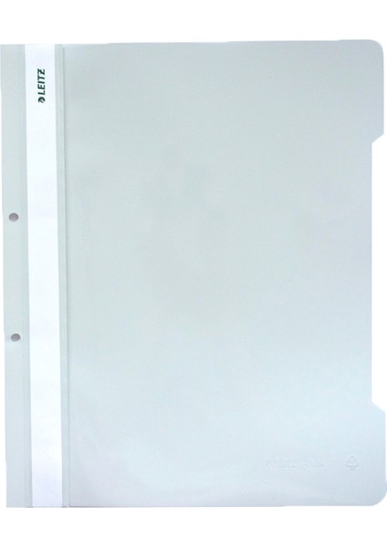 Leitz Telli Dosya Plastik Beyaz L-4189 (50 Li Paket)
