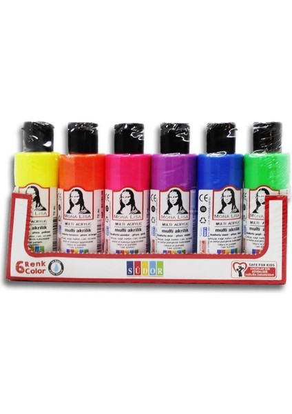 Mona Lisa Akrilik Boya Multi Fosforlu 6X70 ml SD1006F