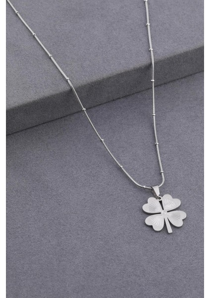 Çelik Kolye 45CM Silver