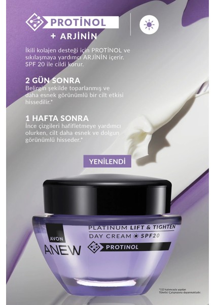Anew Platinum 4'lü Set Gündüz+Gece Kremi Serum + Silikon Göz Bandı fırsatları