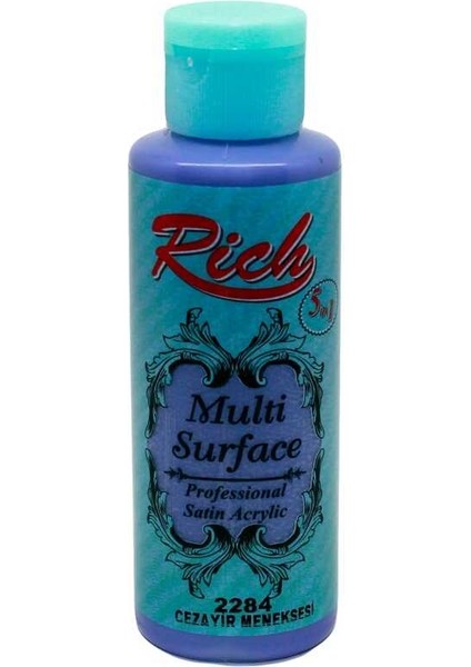 Rich Akrilik Boya Multi Surface 120 cc Cezayir Menekşesi 2284