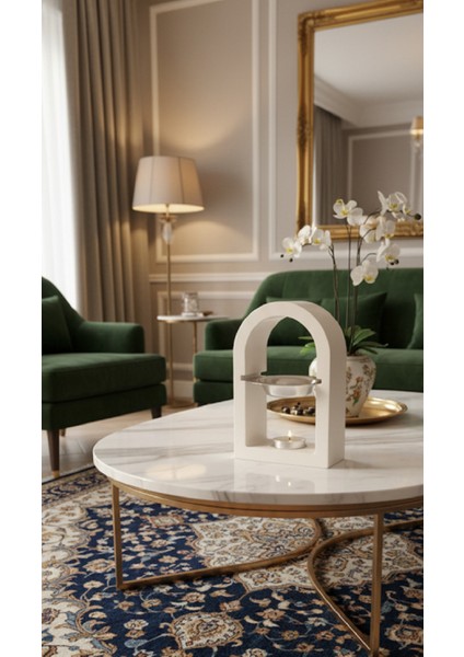 Dekoratif Buhurdanlık (Hediye Esans ) Minimalist ve Şık, El Yapımı Beyaz Buhurdanlık modelleri