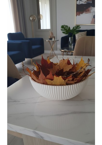 Modern Şık Dekoratif Kase | Doğal Taş Tozu Malzeme | Yatak Odası Dresuar Veya Konsol Üstü Aksesuarı fiyatları