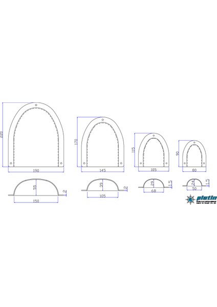 Su ve Hava Firar Kapağı 105 x 115 mm 316 Kalite Krom fırsatları