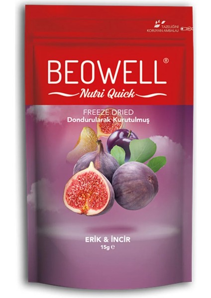 Nutri Quick – Freeze Dried Dondurularak Kurutulmuş Erik & Incir
