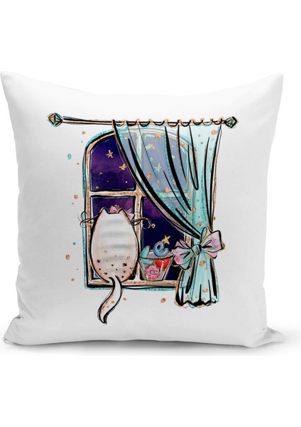 Çocuk Bebek Odası Dijital Baskılı Kırlent Kılıfı