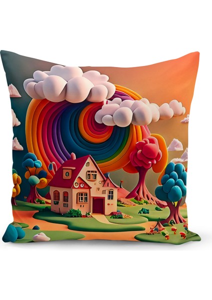 Çocuk Bebek Odası Dijital Baskılı Kırlent Kılıfı