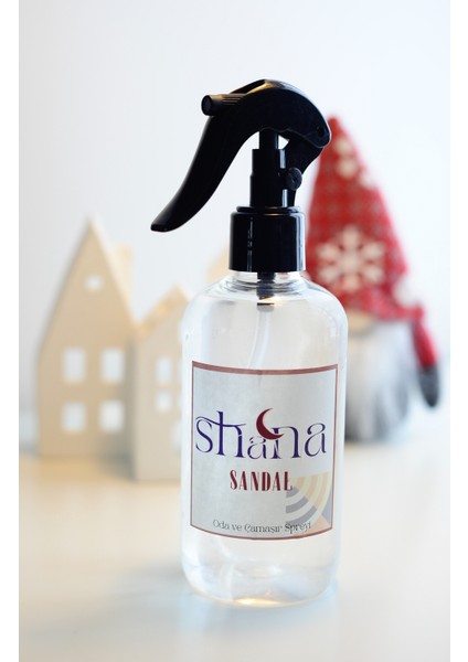 Sandal Parfümlü Oda ve Çamaşır Spreyi Ortam ve Kumaş Kokusu Baby Powder Room Spray 250ML