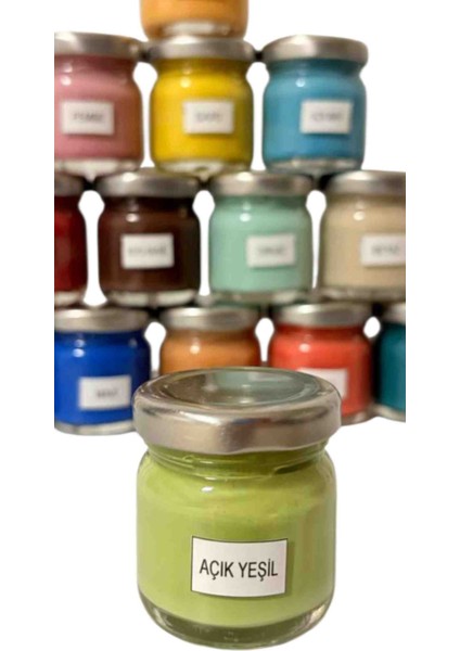 Seramik Çini Boyası 40CC Açık Yeşil