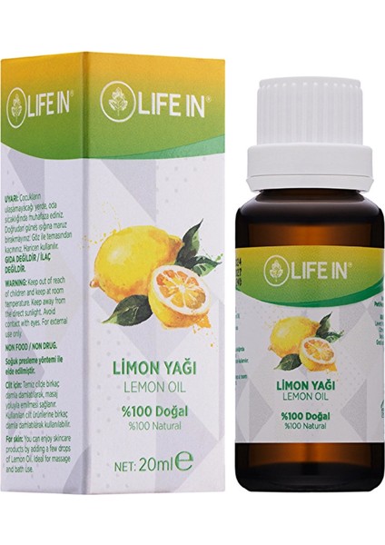Life In Limon Yağı 20 ml