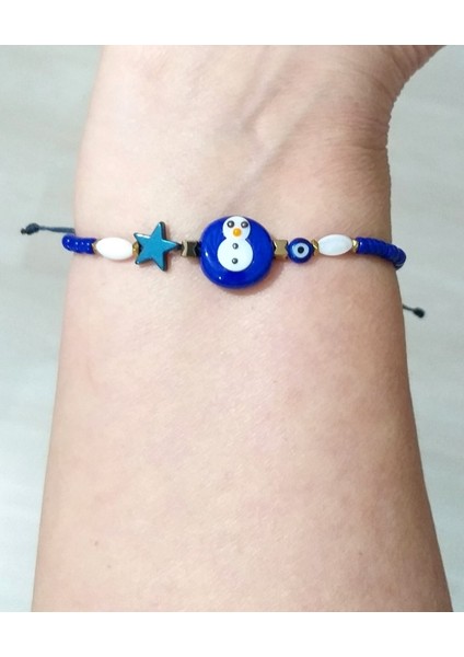 Elyapımı Cam Kardan Adam Hematit Yıldızlı Miyuki Round Boncuklu Yılbaşı Bileklik indirimleri