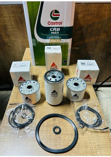 Massey Ferguson 135-148-240 Yağ Filitre Bakım Seti Agco