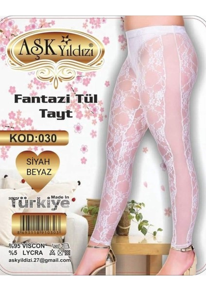 030 Fantazi Tül Tayt