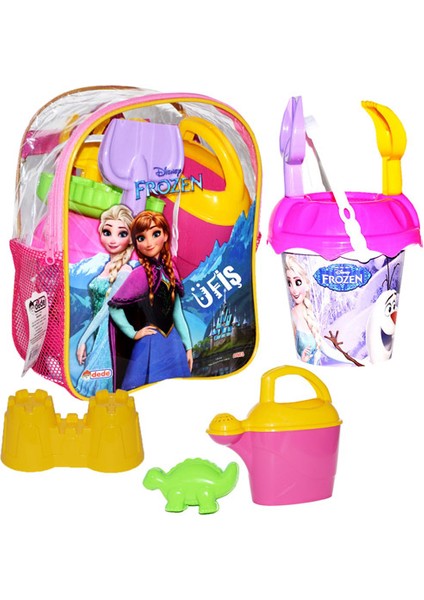 Dede Frozen Resimli Sırt Çantalı Plaj Set