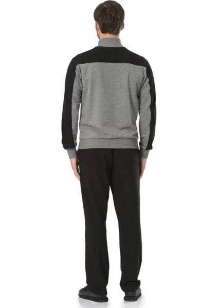 Erkek Fermuarli Dik Yaka Cepli Armali Eşofman Takimi TH.CLVR.70.P.45C fırsatları