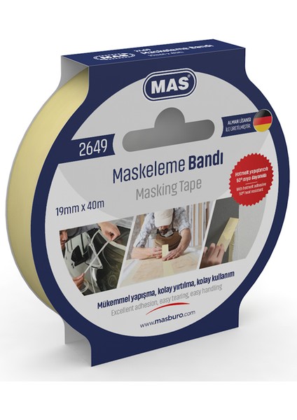 Mas Krepe (Maskeleme) Bantı 19 mm x 40 M 2649