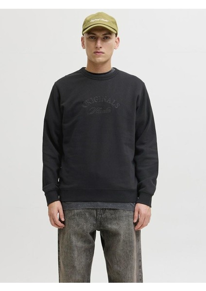 Jack Jones Bleecker Brandıbg Relax Fit Erkek Sweat 12286775