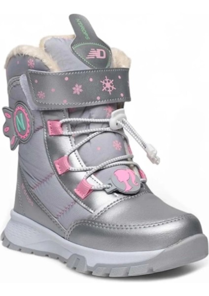 Dayanıklı Su Geçirmez Ortopedik Cırtlı,kız Çocuk Kar Botu Ayakkabı