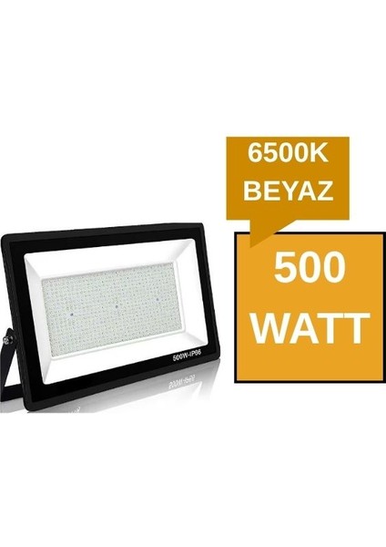 500 Watt LED Projektör 6500K Beyaz