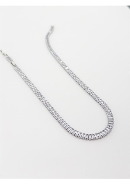 Çelik Su Yolu Kolye Silver