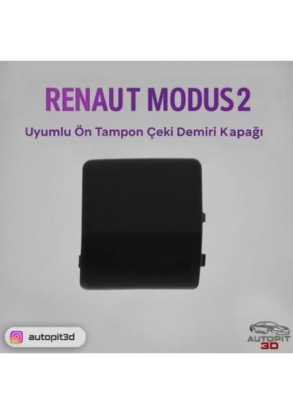 Renault Modus 2 Uyumlu Ön Tampon Çeki Demiri Kapağı
