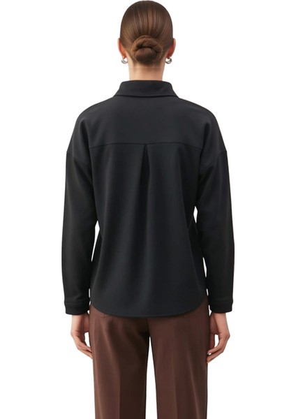 Kadın Oversize Selanik Örme Uzun Kollu Düğmeli Gömlek Günlük Şıklık Fonksiyonel Dayanıklı Şık indirimleri