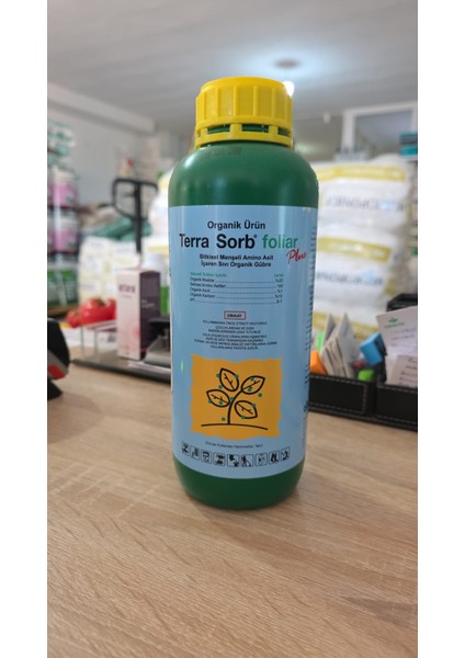 Terra Sorb Foliar 1 Lt – Bitkisel Menşeli Amino Asit ile Bitki Gelişimi Destekleyici (İthal, İspanya)