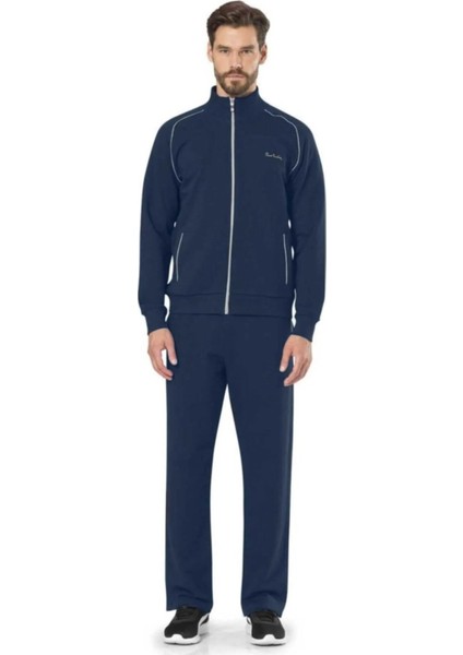 Erkek Fermuarlı Şeritli Dik Yaka Cepli Eşofman Takımı TH.CLVR.70.P.55C fiyatları