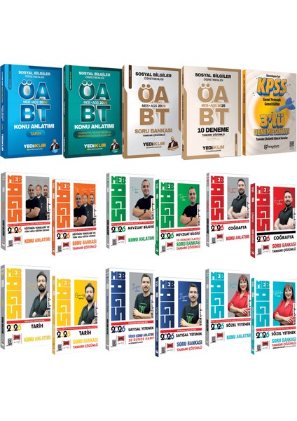 2026 Öabt Sosyal Bilgiler Öğretmenliği(Konu-Soru-Deneme)-Ags Tüm Konular Konu Anlatımı-Soru Bankası