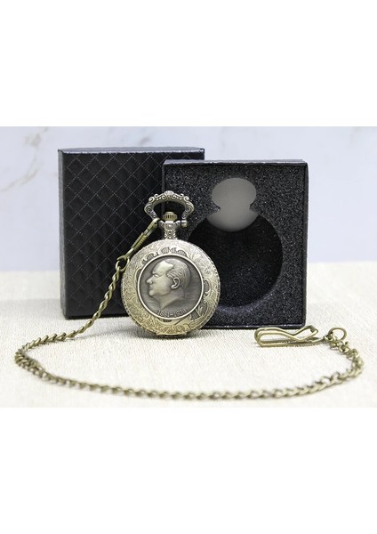 Özel Kutulu Atatürk Köstekli Saat ALK3982