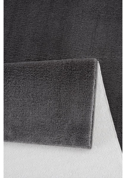 Antrasit Cloudy Post Peluş Halı Kaymaz Taban Yumuşacık Yolluk Modern Halı modelleri