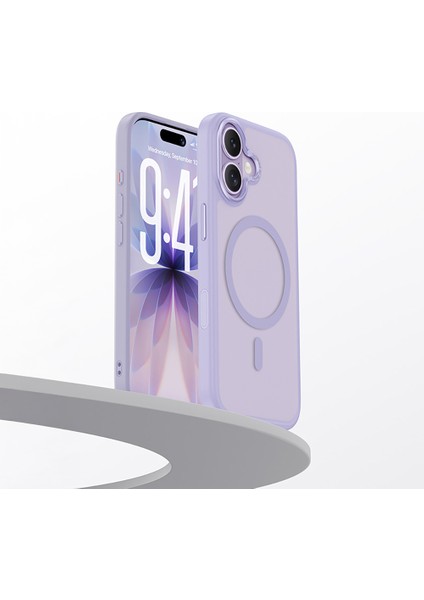 iPhone 17 Uyumlu Kılıf M-Safe Şarj Özellikli Benks Mist Magnetik Kapak Açık Mor fiyatları