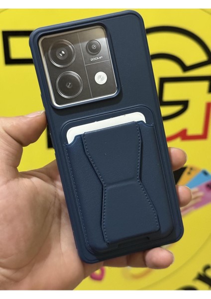 Xiaomi Note 13 4g Uyumlu Kartlıklı Standlı Kılıf
